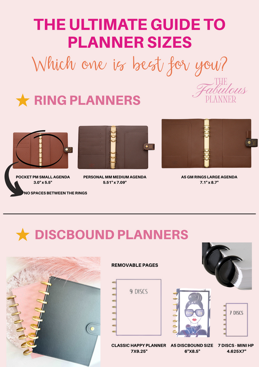The Ultimate Guide to Planner Sizes: Which One Is Right for You?