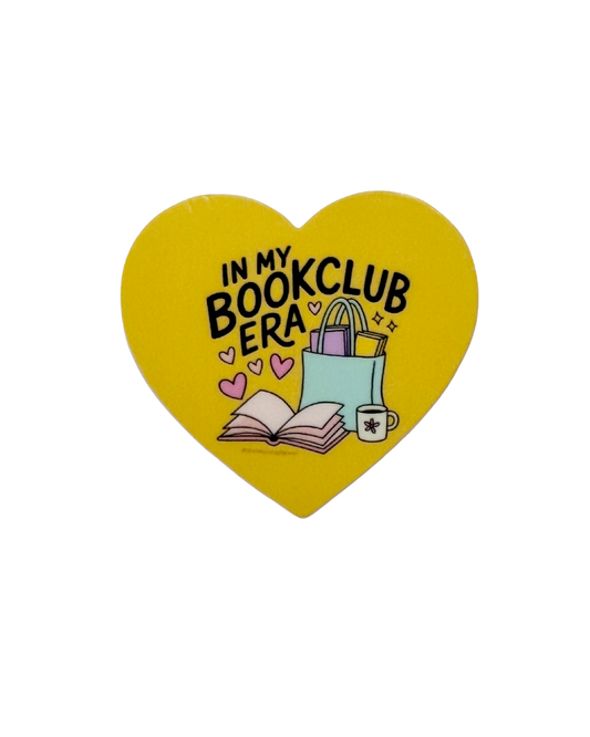In My Book Club Era Sticker | Bookish Aesthetic Vinyl Sticker
