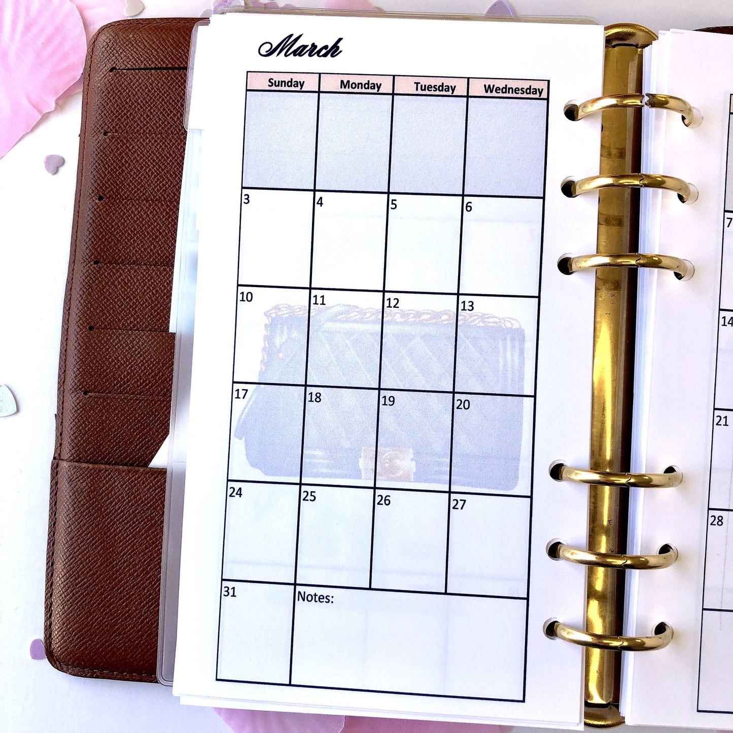 2023 Dated Chic Parisian Monthly Planner