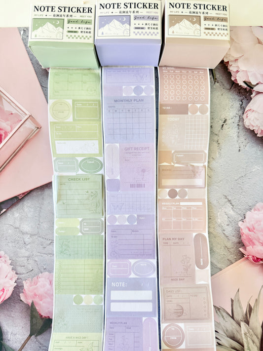 Functional Sticky Memo Rolls