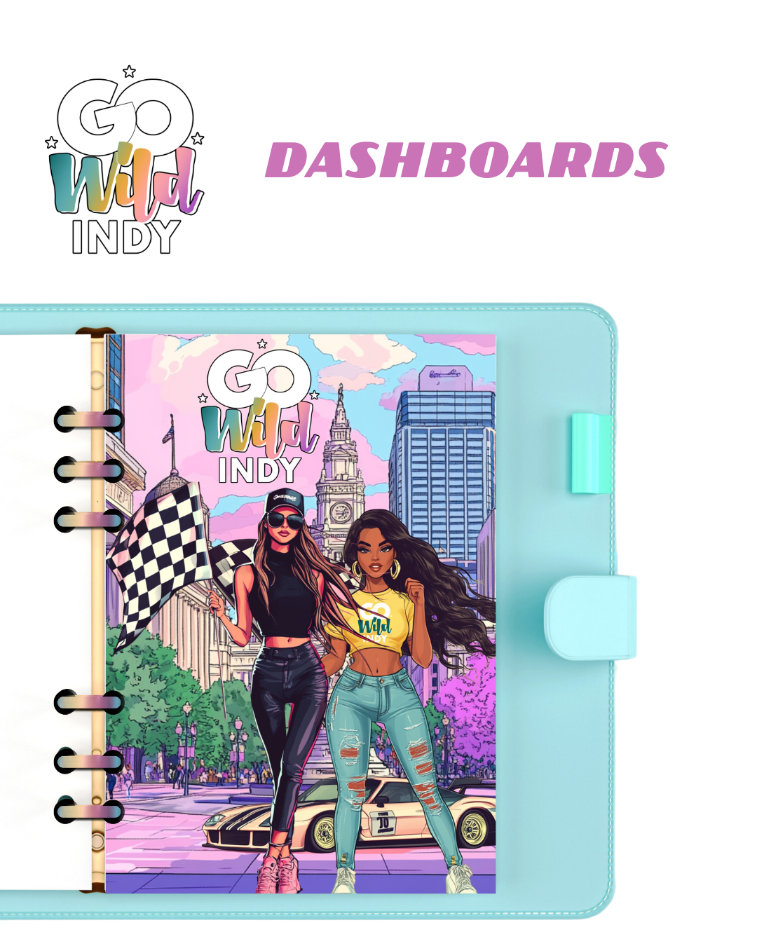 Go Wild Indy Cover/ Laminated Dashboard