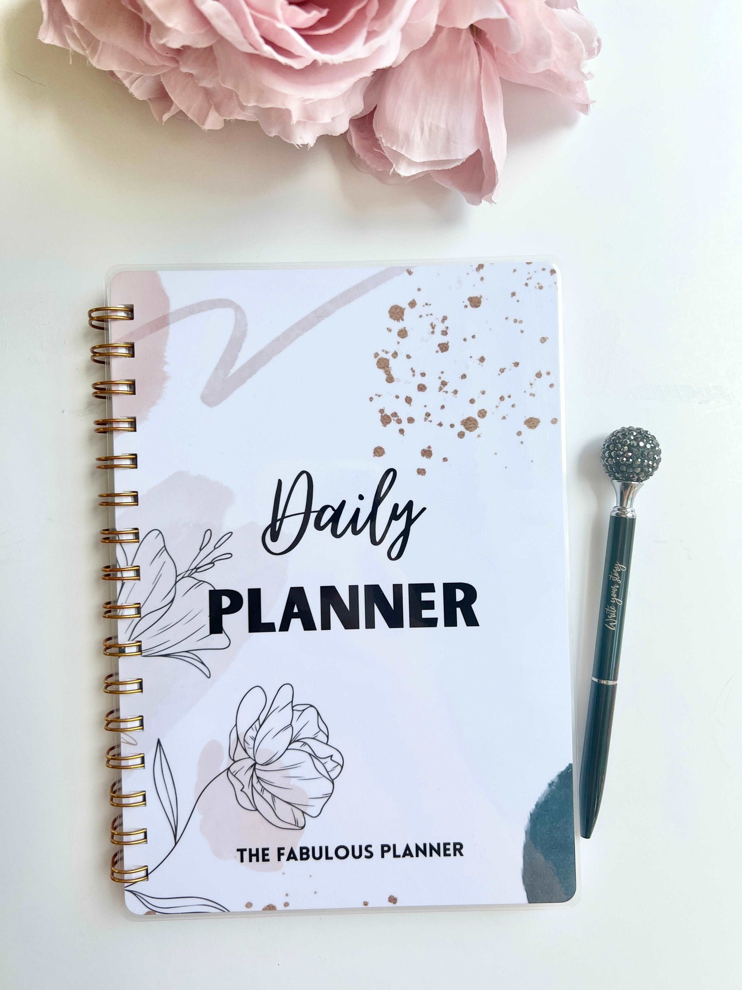 90 Days Daily Minimalist Wire-O A5 size Planner