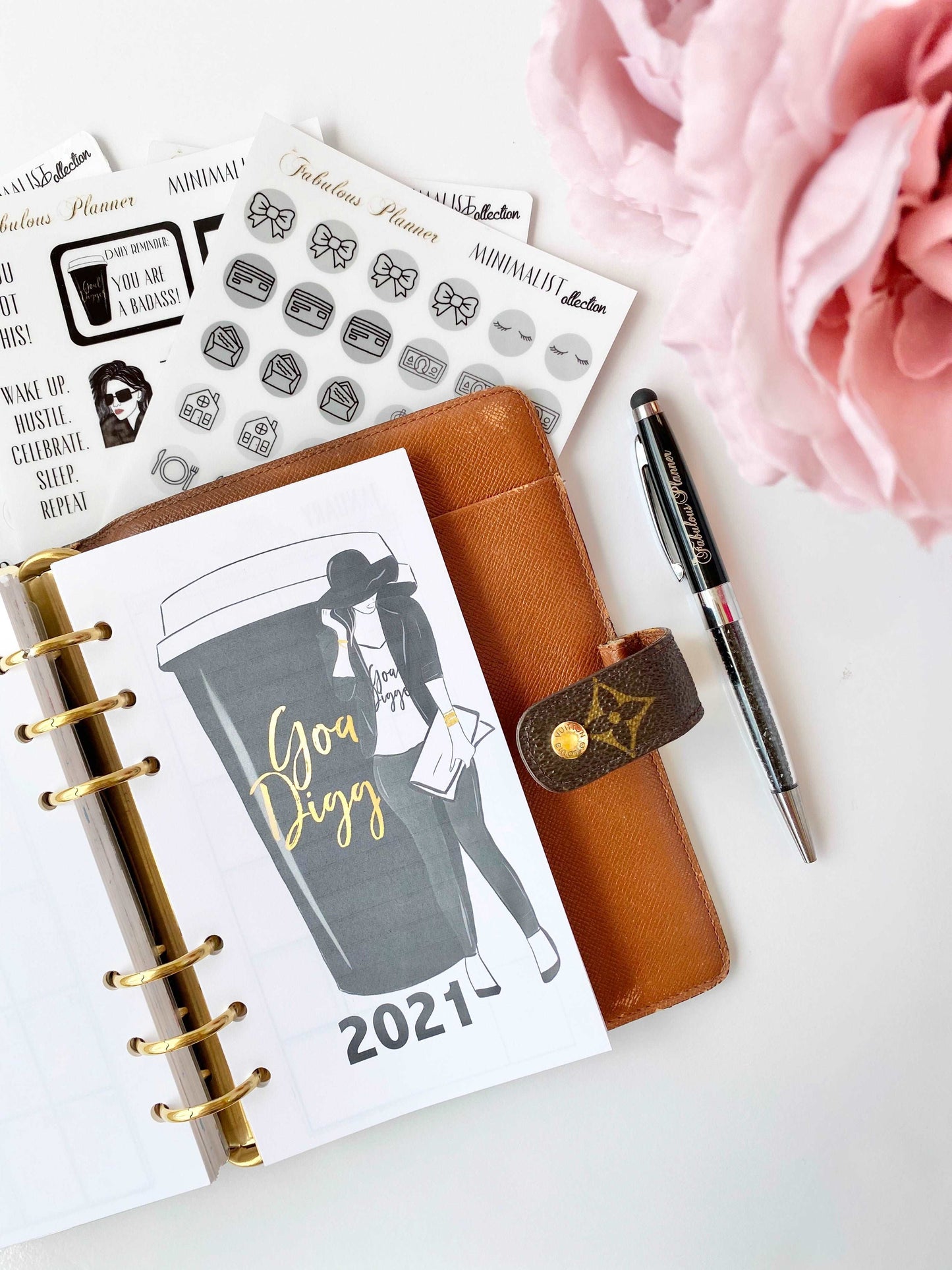 2023 Dated Yearly Goal Digger Monthly Inserts