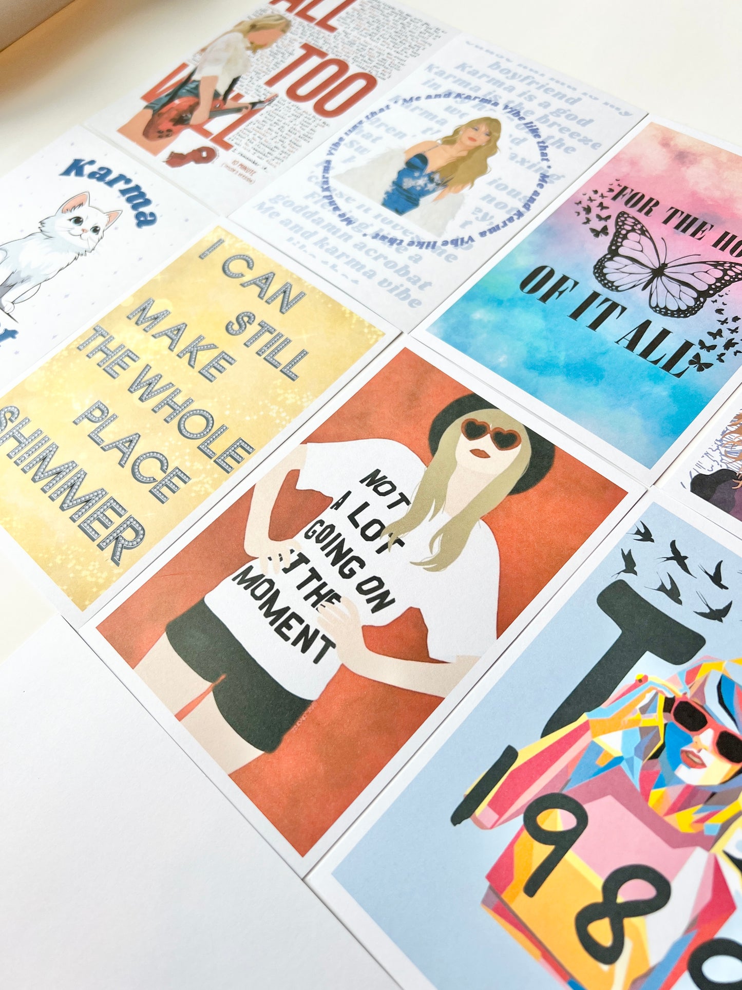 Swifties Eras Tour Journaling Cards 4x6