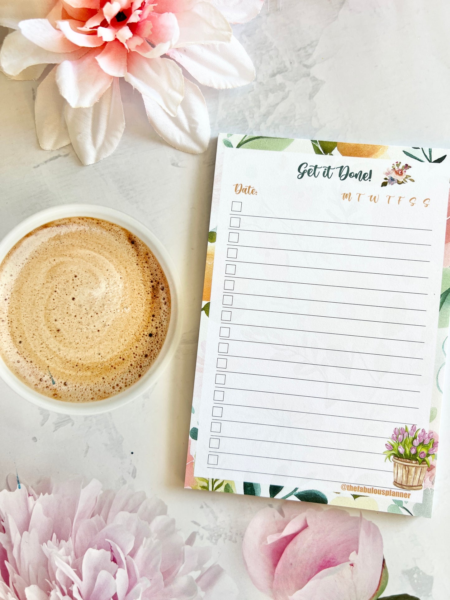Get it done Checklist Notepad Memo Sticky Notes