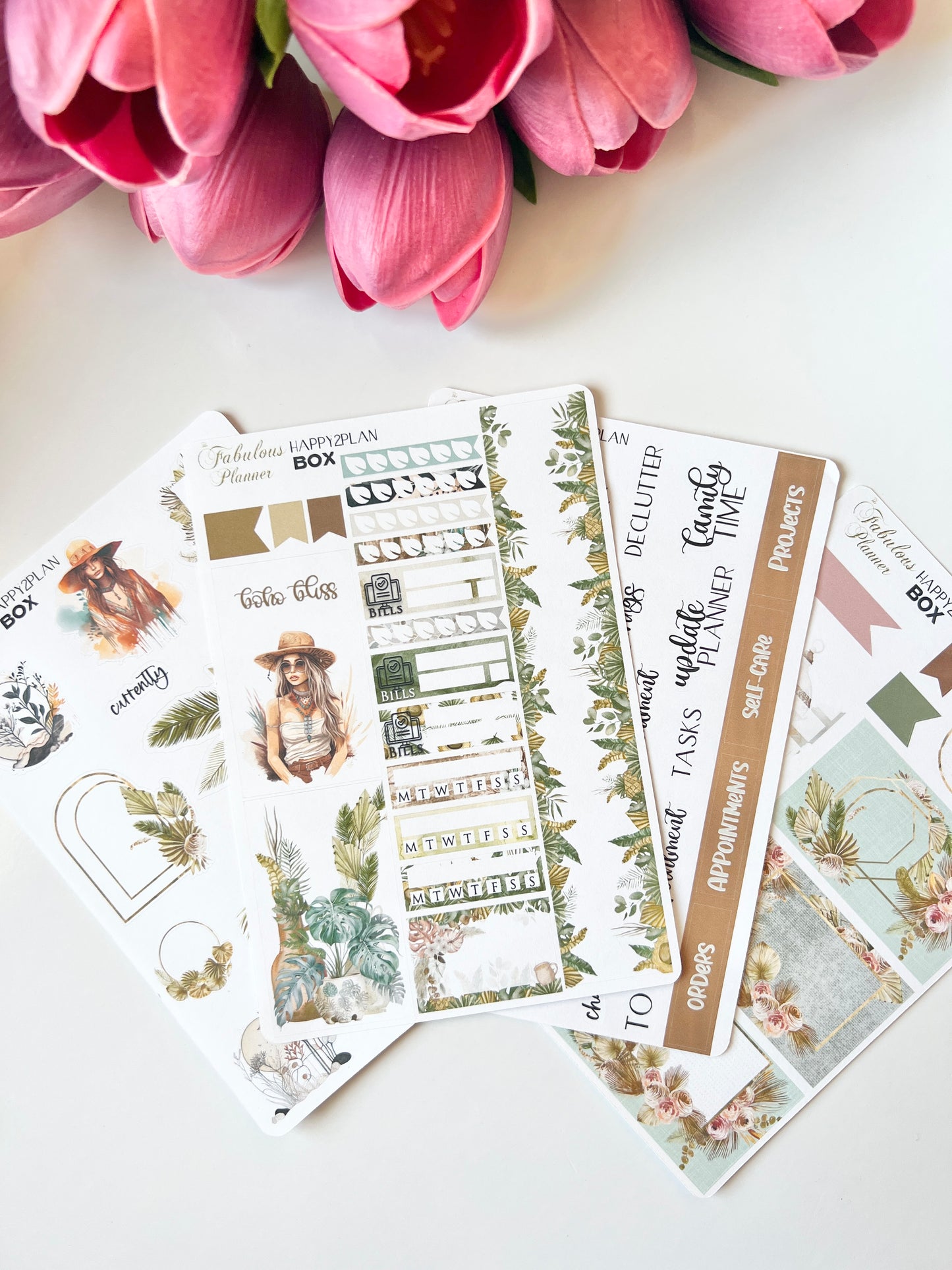 4 Sheets - Boho Chic Happy 2 Plan Collab