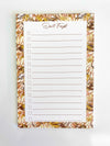 Autumn Fall Leaves Checklist Notepad Memo Sticky Notes