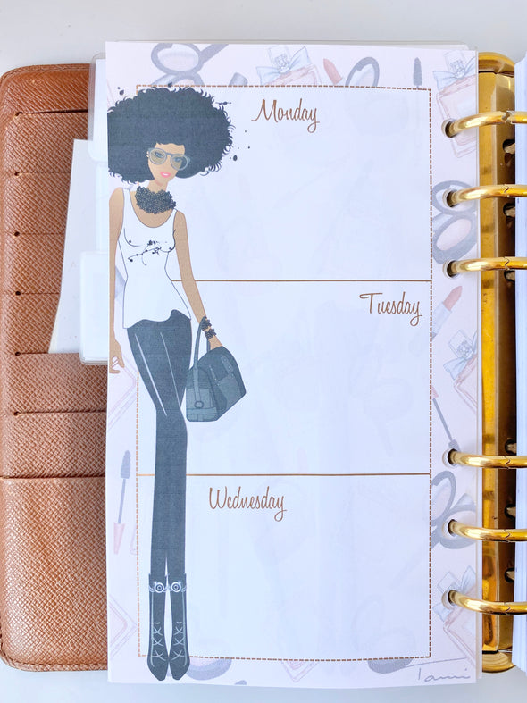 Fashionista Illustration Weekly Inserts