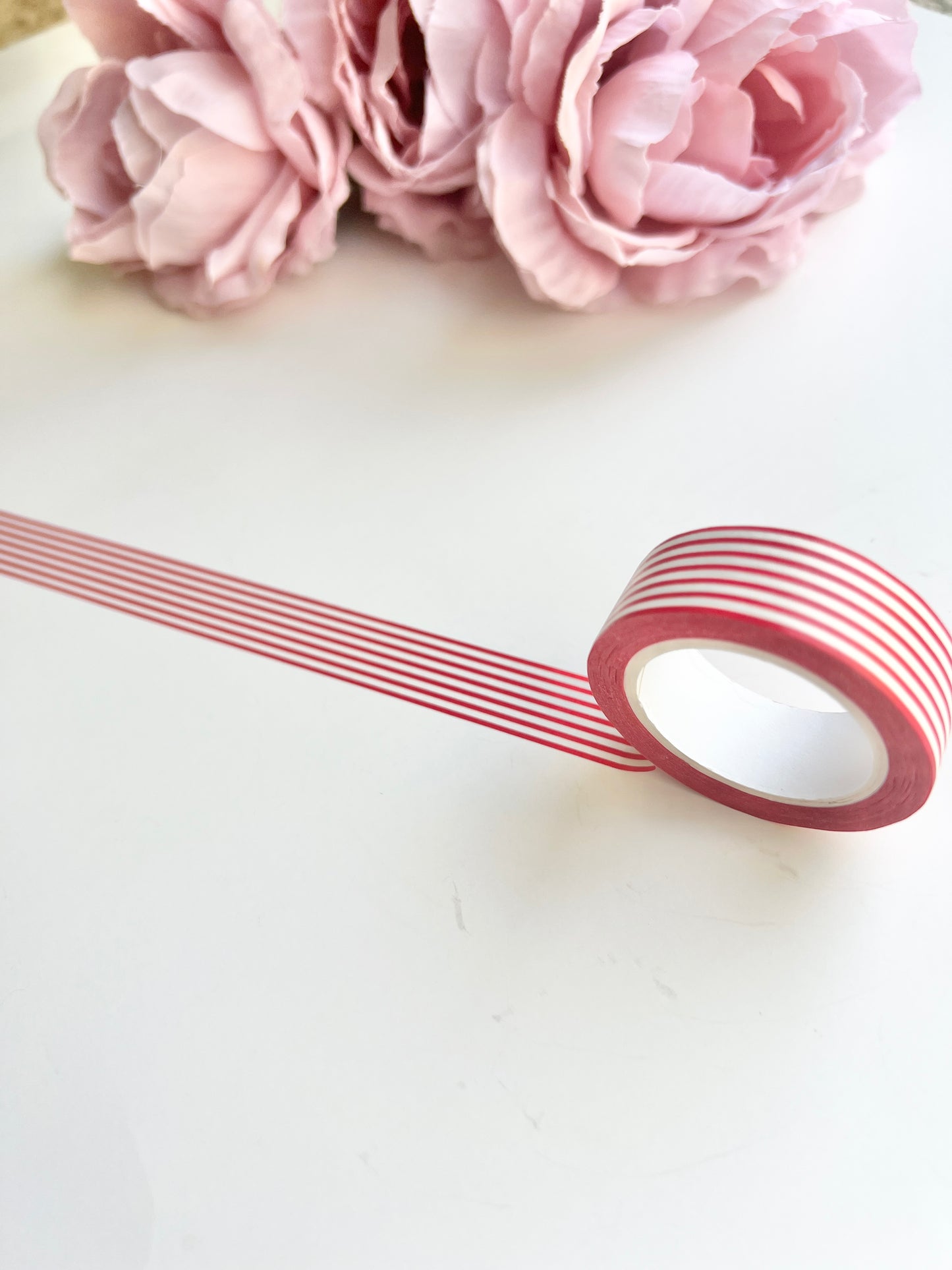 Red Stripes Washi Tape