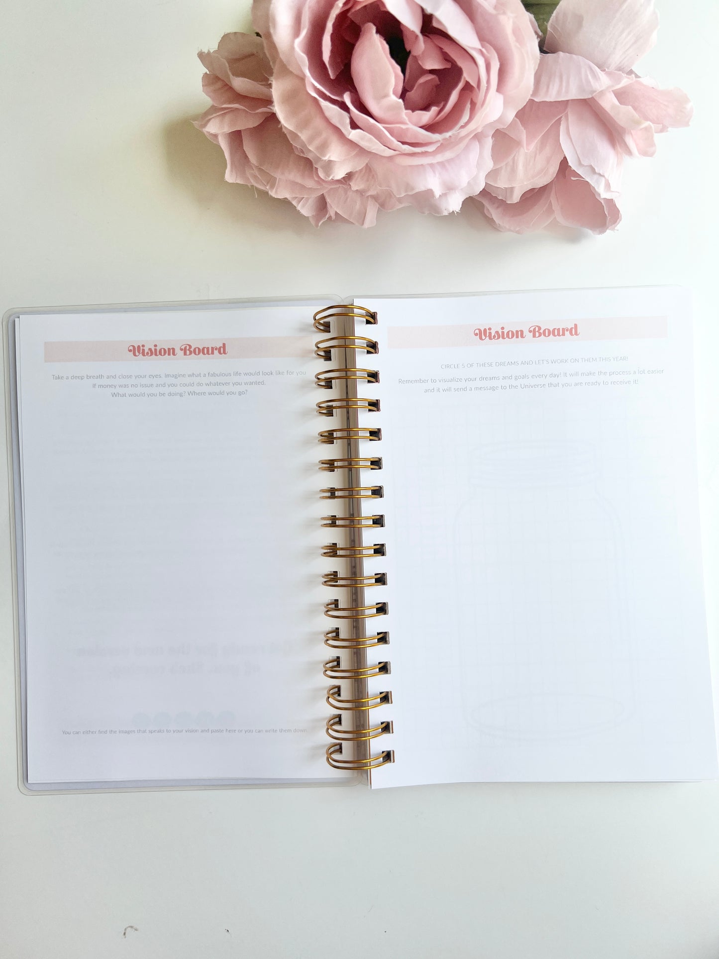 Weekly Layout Butterfly Wire-O A5 size Planner