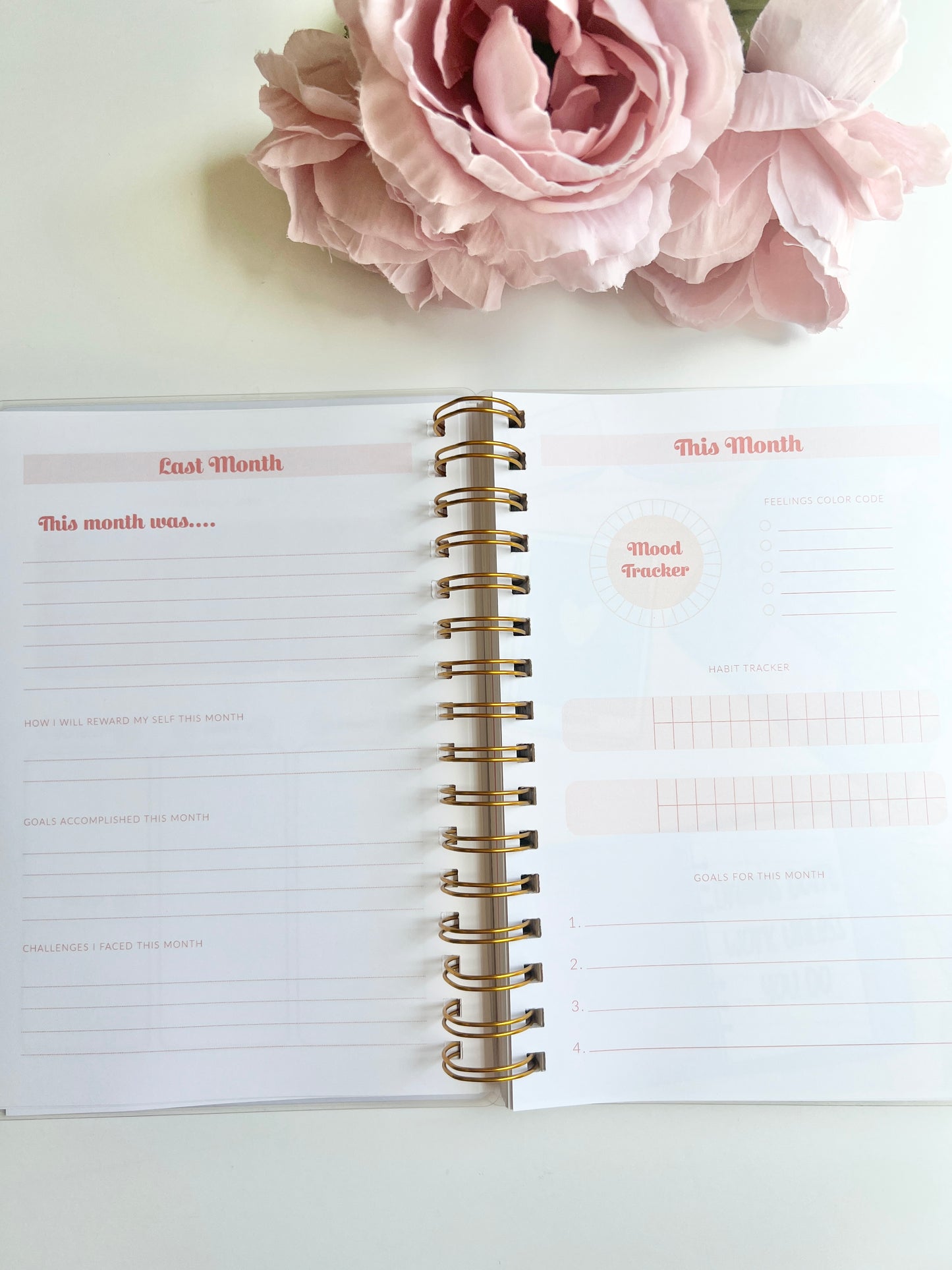 Weekly Layout Butterfly Wire-O A5 size Planner