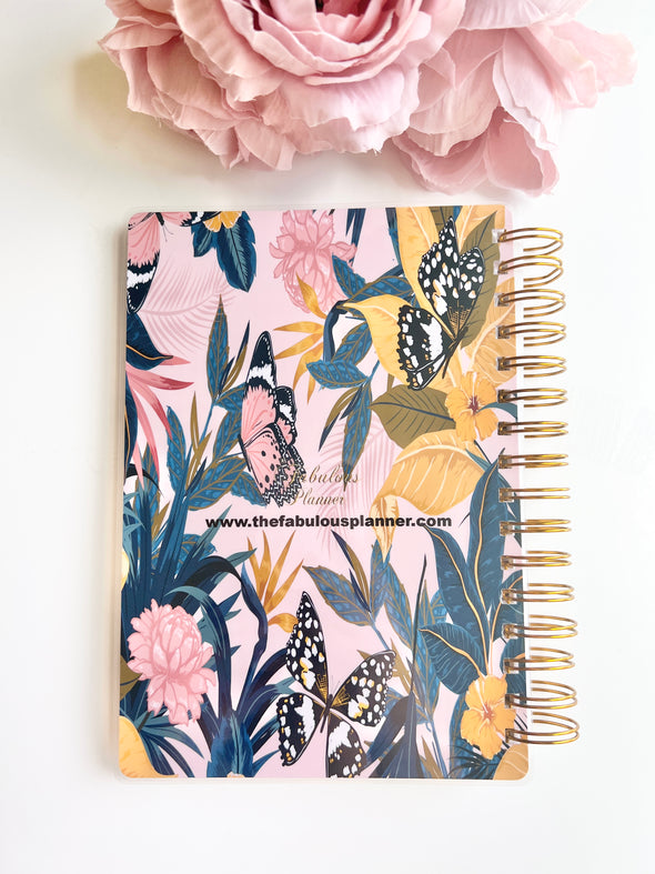 Weekly Layout Butterfly Wire-O A5 size Planner
