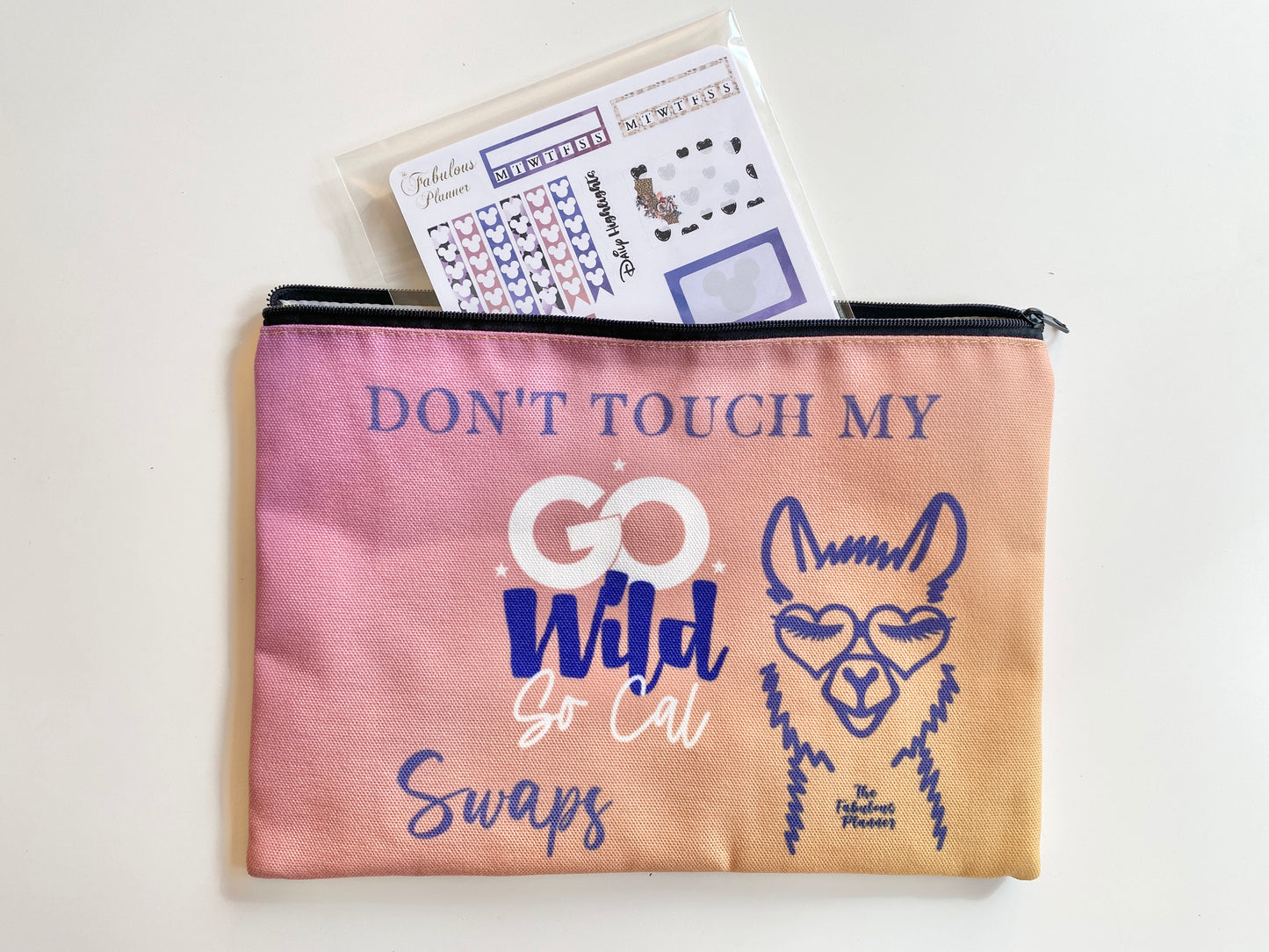 Past year - Go Wild SoCal Canvas Pouch Toiletry Bag