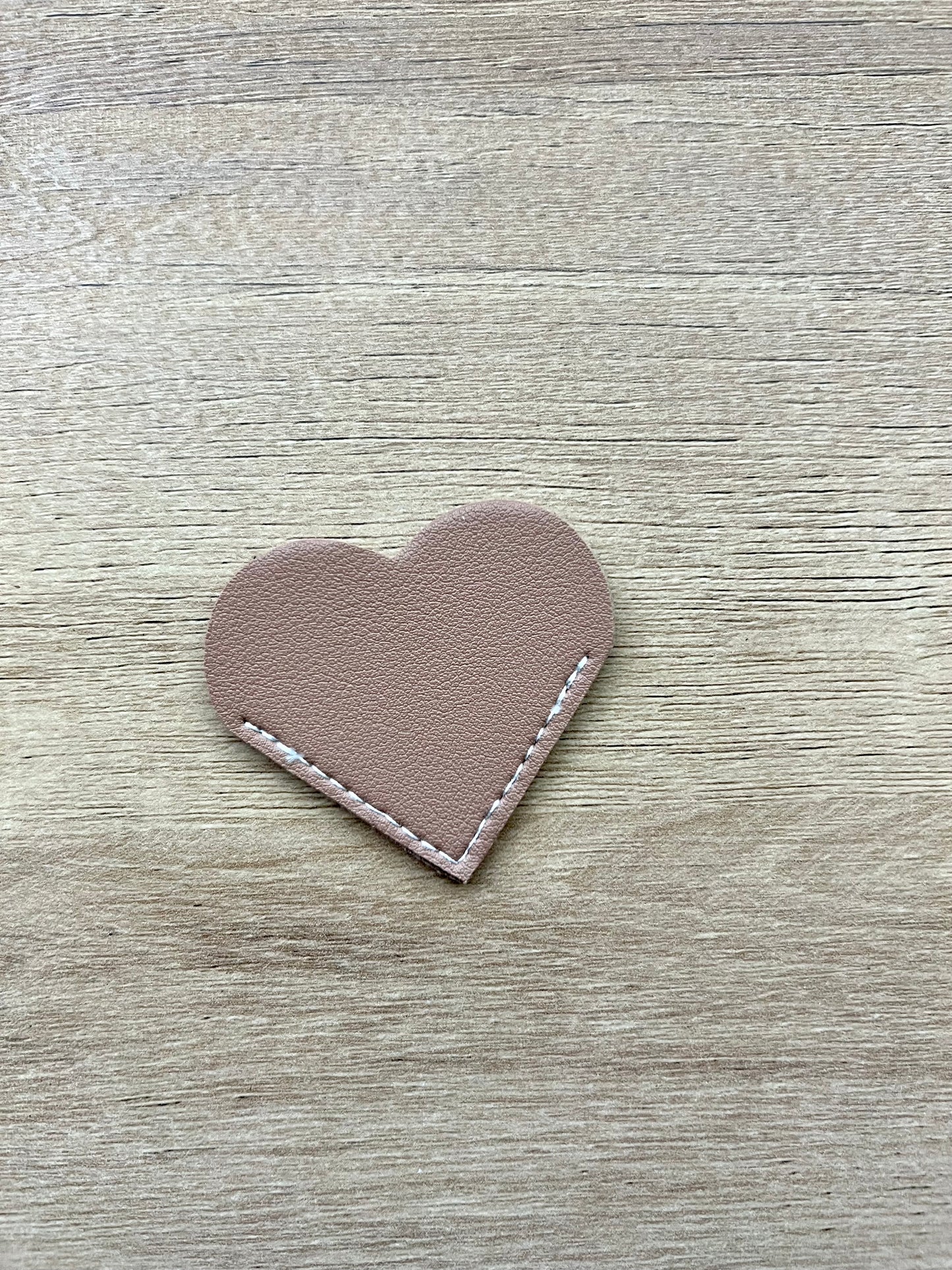 Heart Page Saver Faux Leather Bookmark