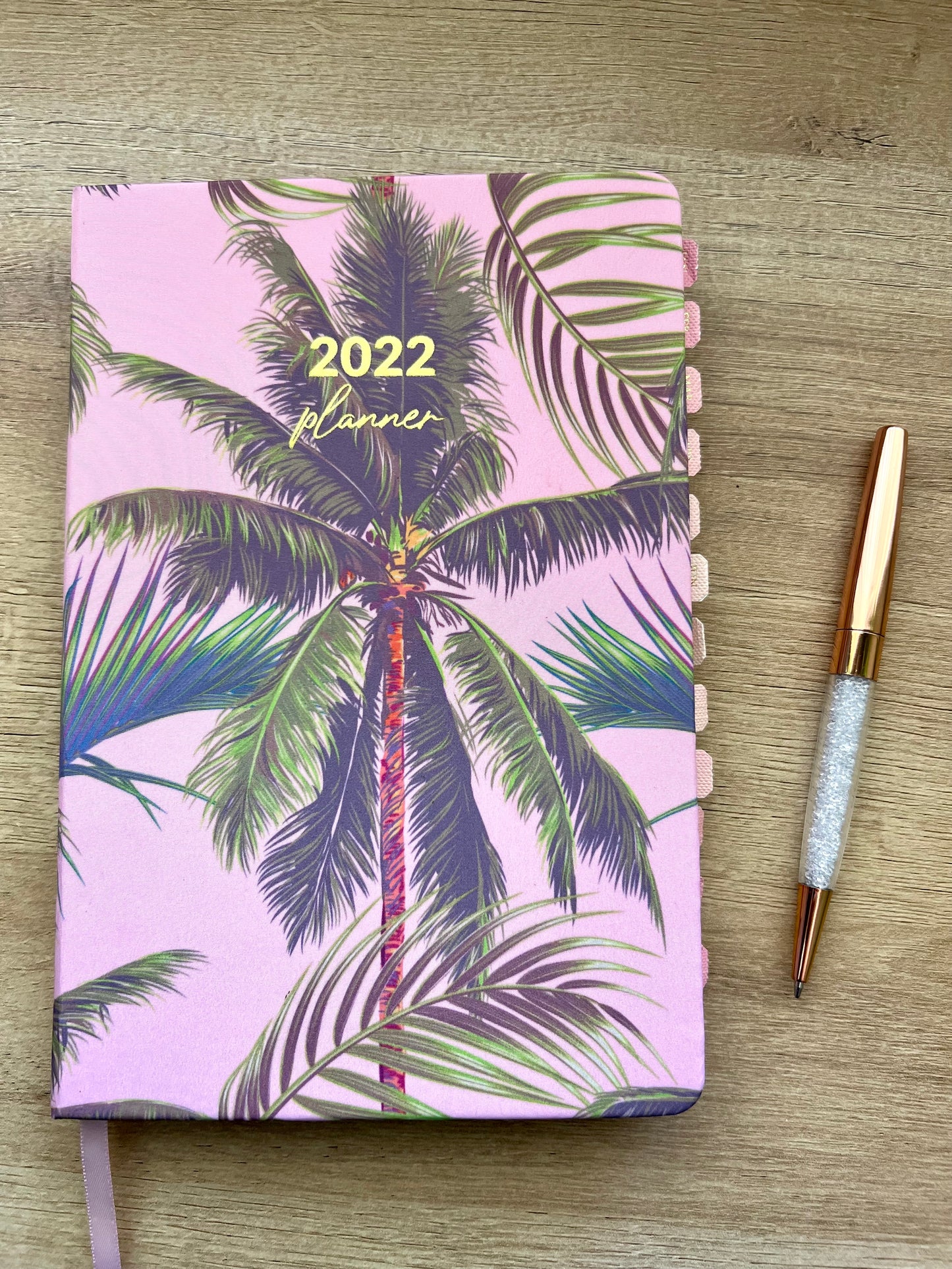Rose Gold and Crystal Pen