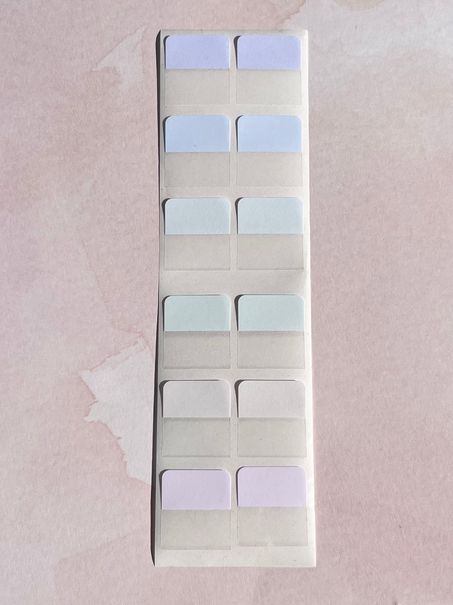 Pastel Organizational Sticky Tabs Bookmarks Kit