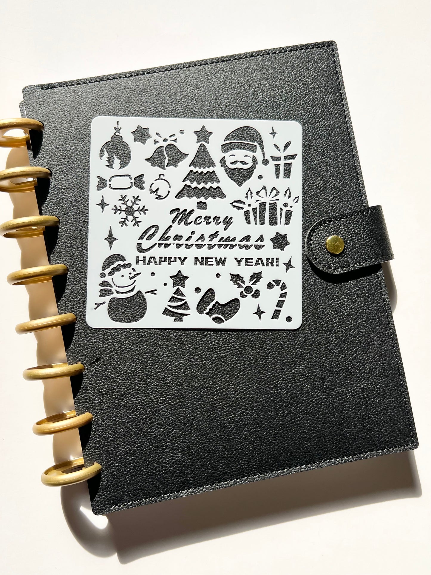 Festive Holiday Planner Fun Stencil
