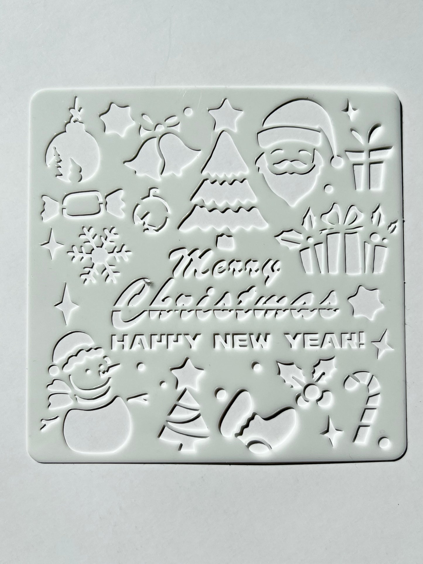 Festive Holiday Planner Fun Stencil