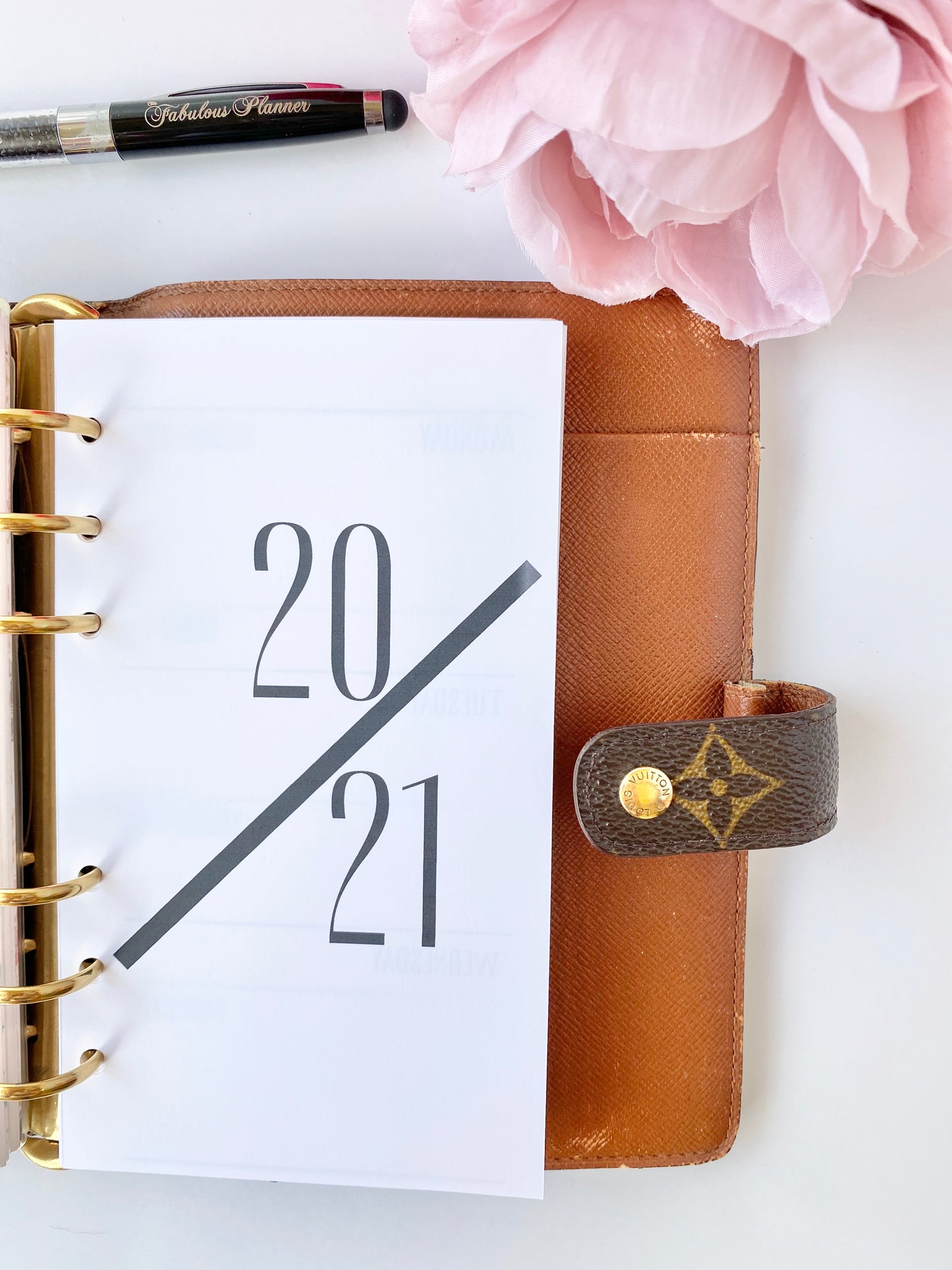 Minimalist Black Planner Weekly Inserts