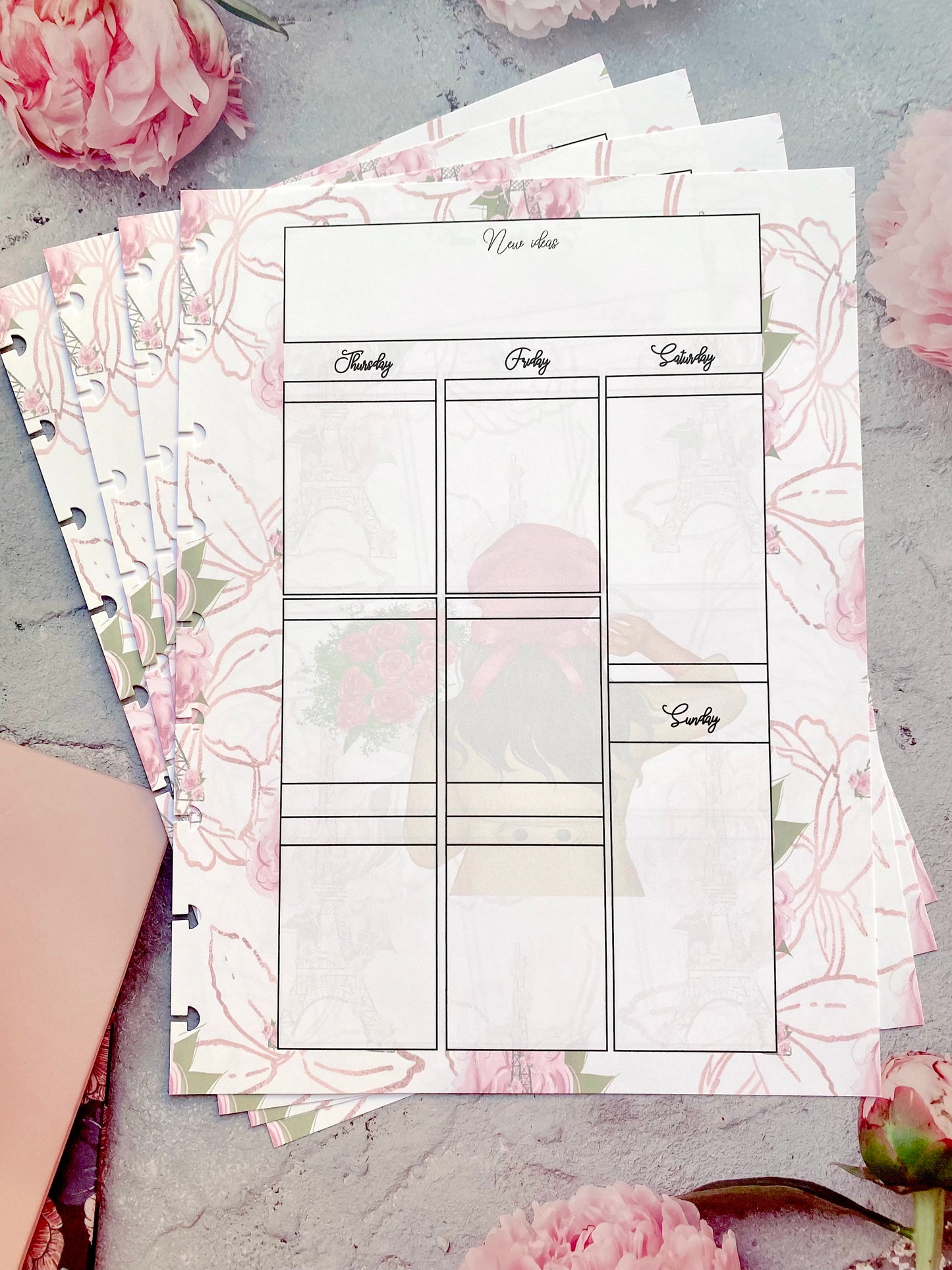 Cest La Vie Collection Planner Weekly Inserts