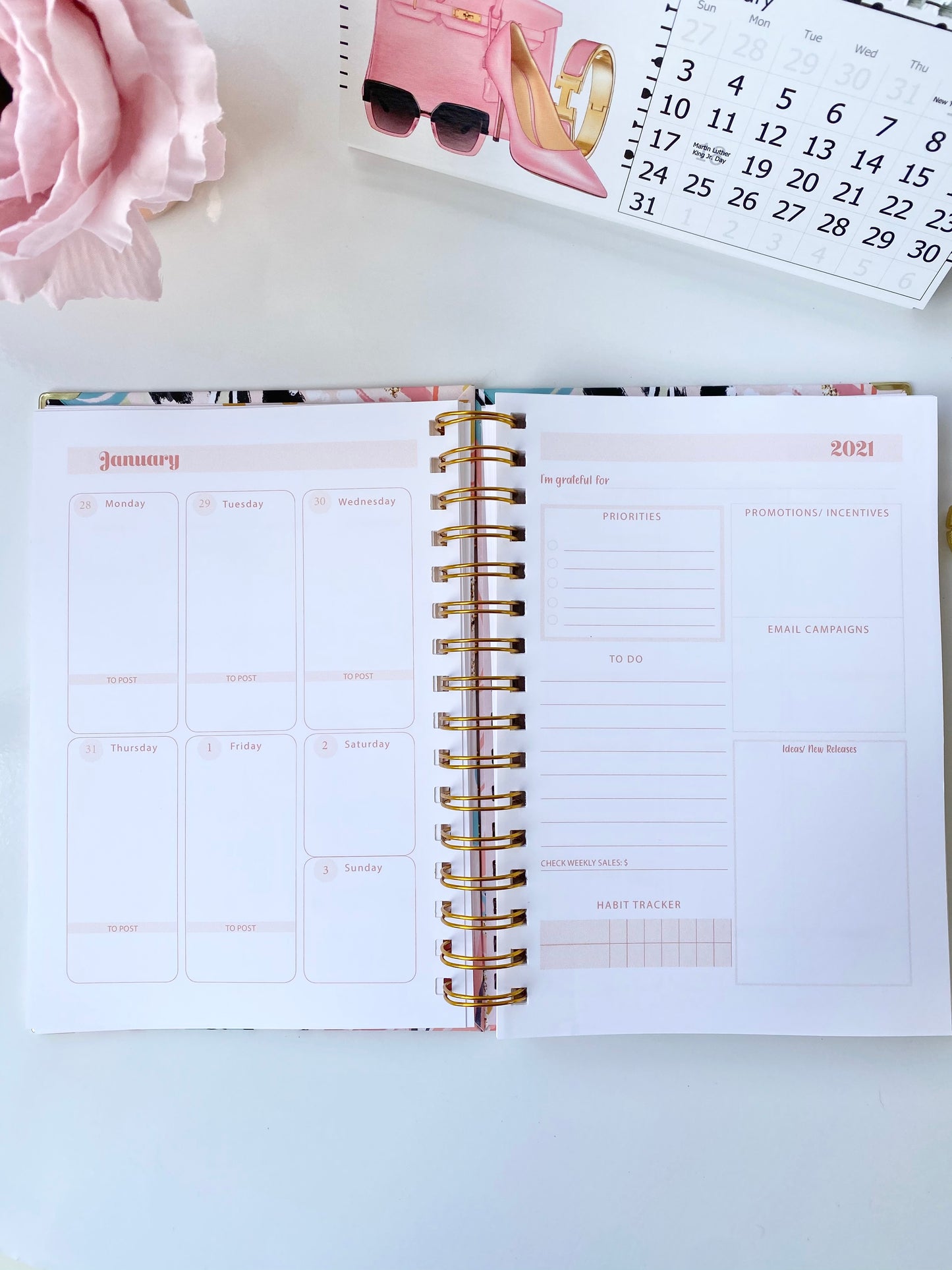 Business Planner A5 Size