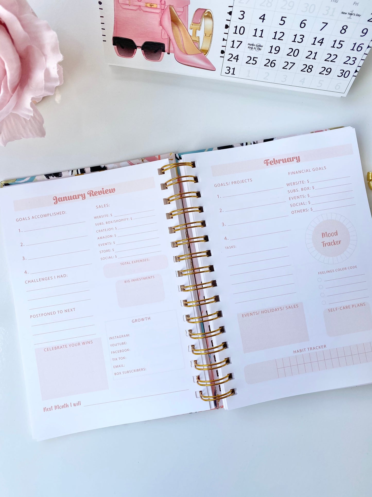 Business Planner A5 Size