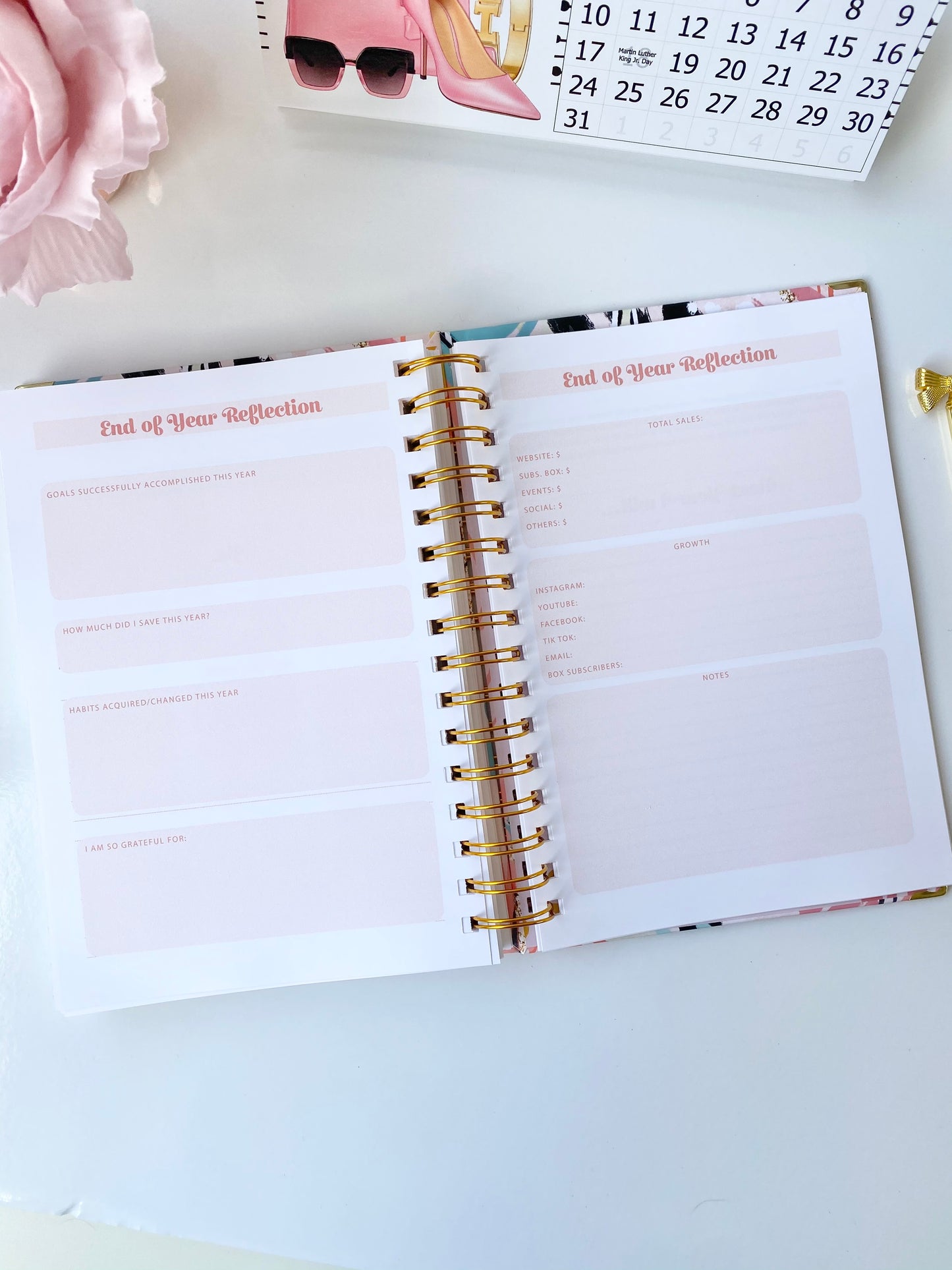 Business Planner A5 Size
