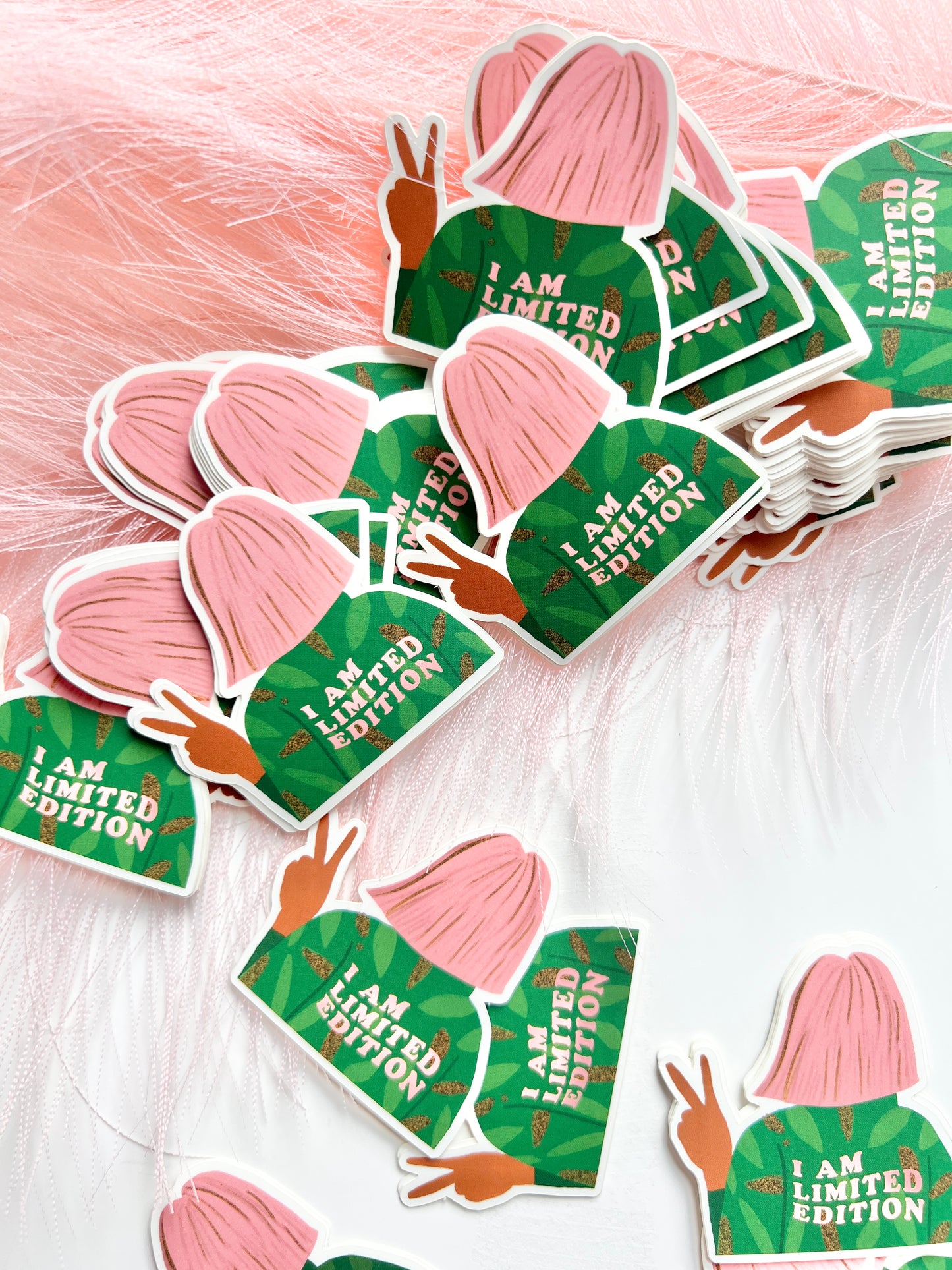 Female Empowerment I am Limited Edition Die Cut Sticker