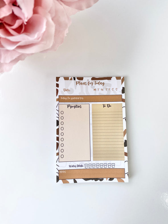 Daily Plans Minimalist Notepad Memo Sticky Notes