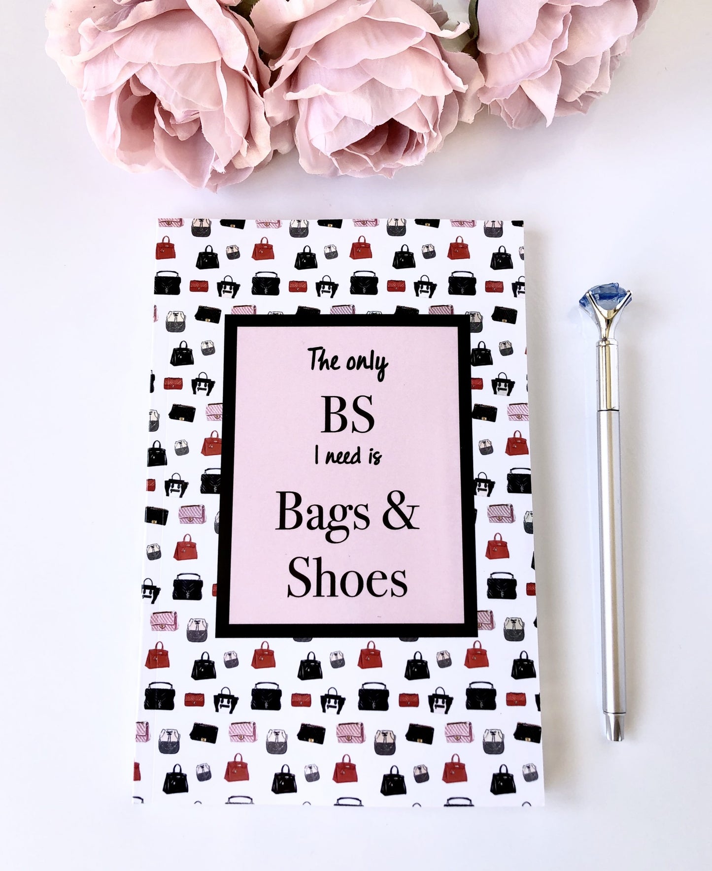 Shoes and Bags Lovers Lined Journal