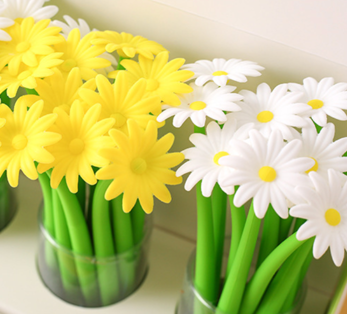 Daisy Sunflower Silicone Gel Pen