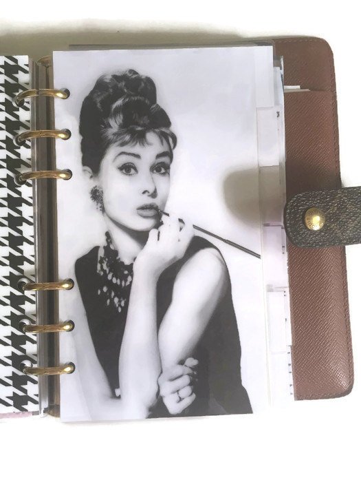 Audrey Hepburn Planner Dividers - Set of 6