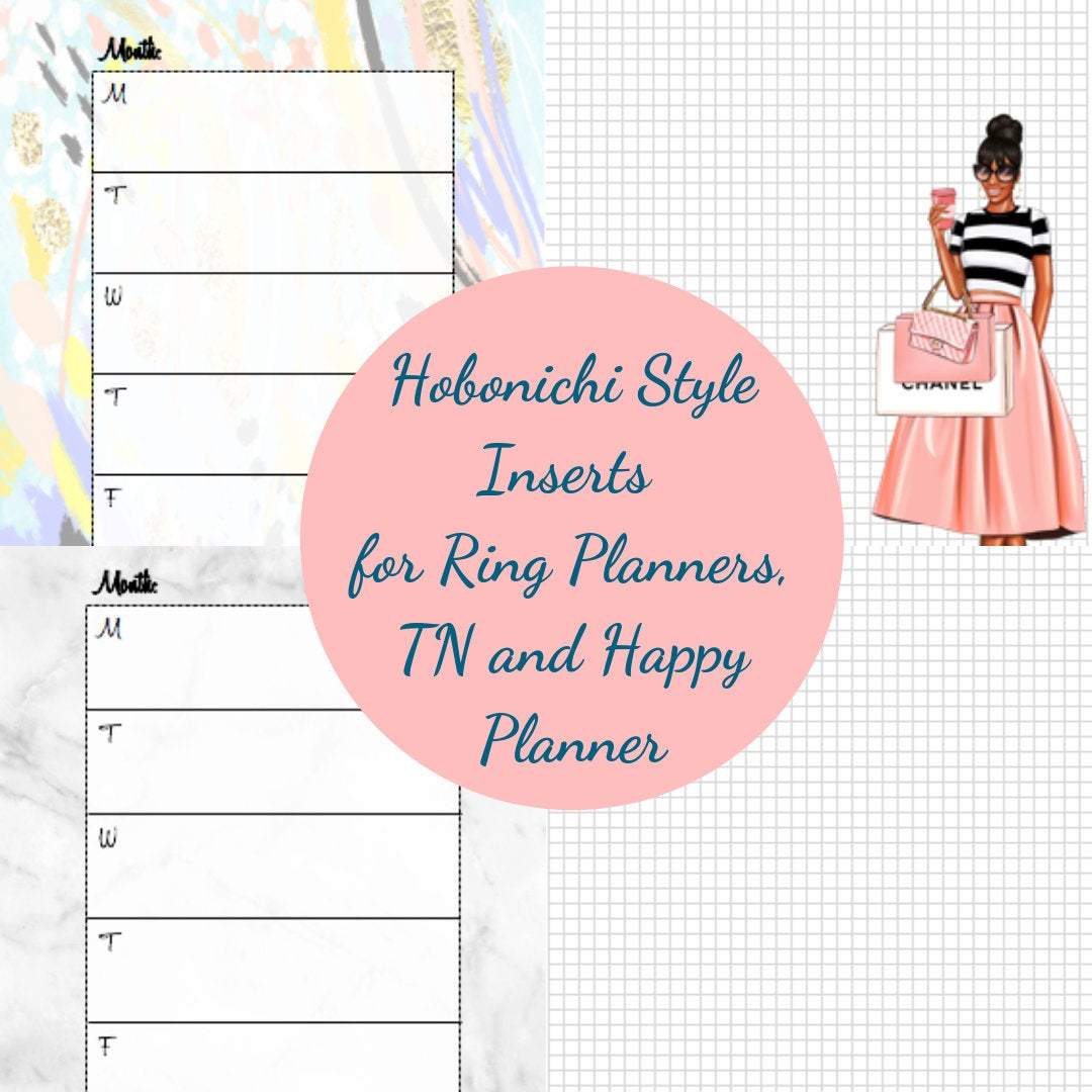 Hobonichi Style Weekly Inserts - Undated