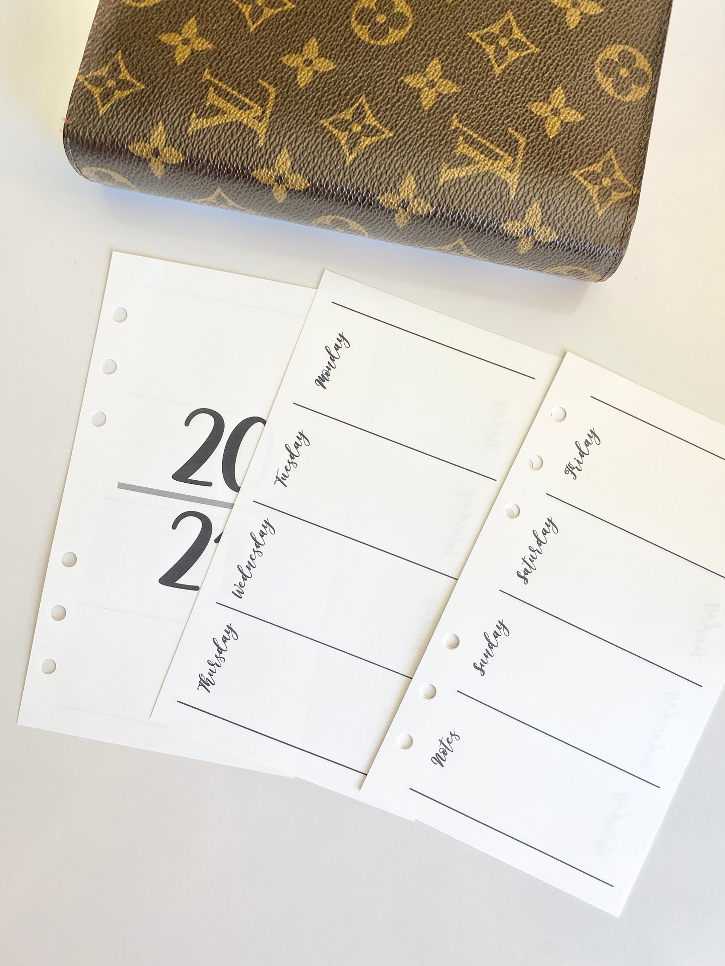 Minimalist Planner Weekly Inserts