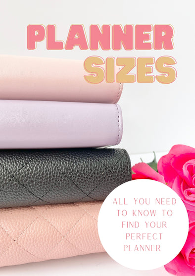 Which planner size is best for you? Find out here!