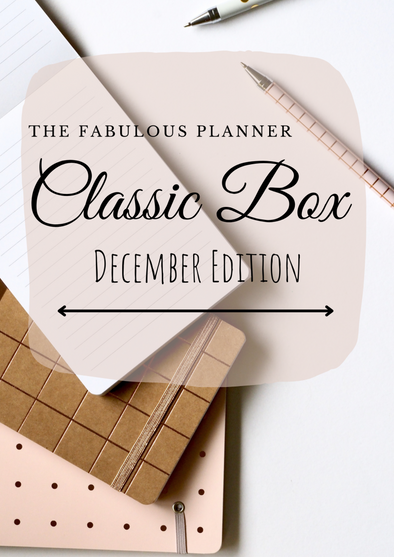A sneak peek of December's Box!