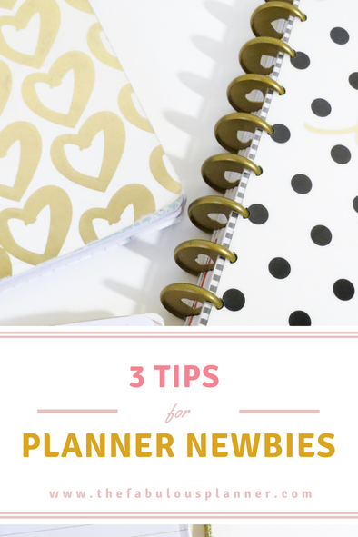 3 Planner Tips for newbies!