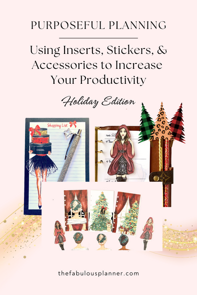 How to Purposefully Plan with Inserts, Stickers, & Accessories