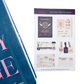 Jet Set Memories Travel Sticker Sheet | Vacation Planner Stickers | Travel Journal Stickers