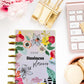 Floral Level Up Business Planner A5 Size - Undated