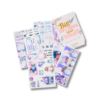 Goddess Delight Moon and Crystals Sticker Sheet Set