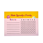 Make Yourself a Priority – Habit Tracker Notepad