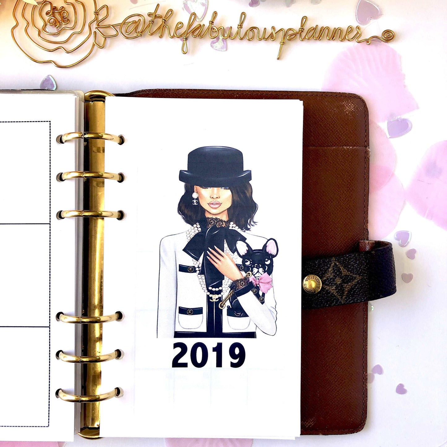 2023 Dated Chic Parisian Monthly Planner