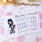 2023 Dated Chic Parisian Monthly Planner