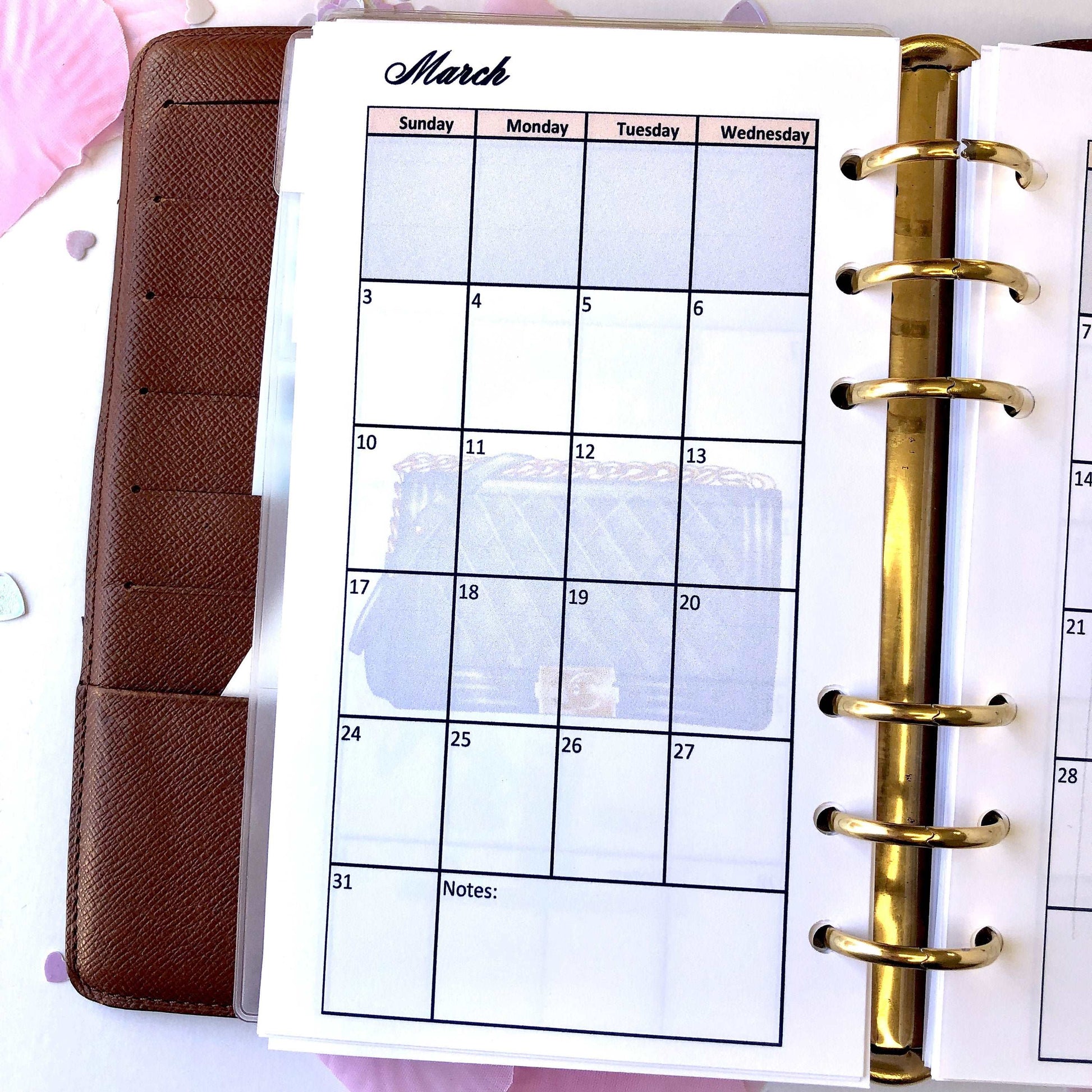 2023 Dated Chic Parisian Monthly Planner