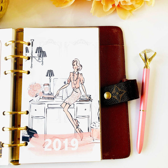 2023 Dated Yearly Boss Babe Monthly Inserts