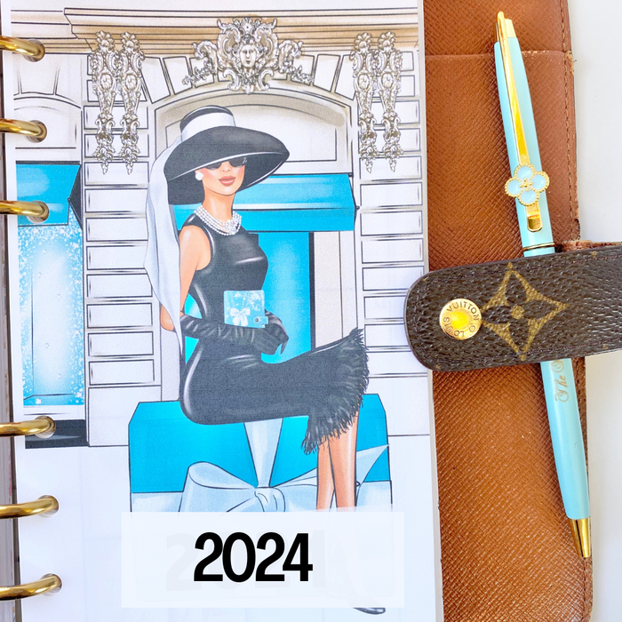 2024 Dated Yearly Breakfast at Tiffanys Monthly Planner Inserts