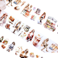 Fashion Girls Illustration Clear Washi Tape