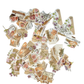 Vintage Floral Washi Sticker Pack | Transparent Journaling Stickers