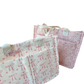 Bow & Go Craft Tote Bag | Coquette Pink Bow Organizer for Journaling & Crafts